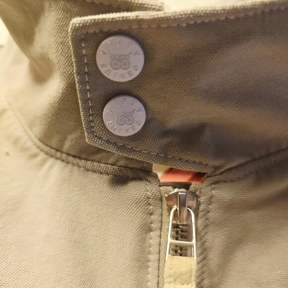 Nifty Genius gray bomber jacket mens size large - Picture 4 of 8